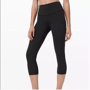 Lululemon Black Crop Cropped Leggings